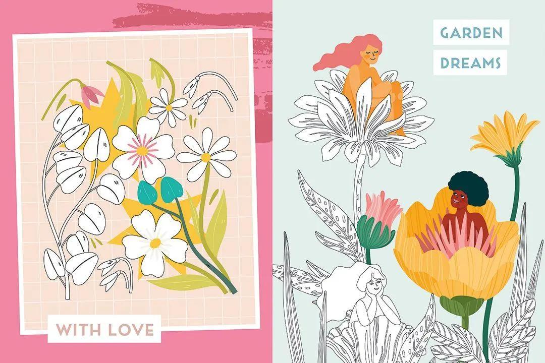 Bild: 9783735882400 | Flow® Ausmalbuch. Floral Edition | Yani Hamdy (u. a.) | Taschenbuch