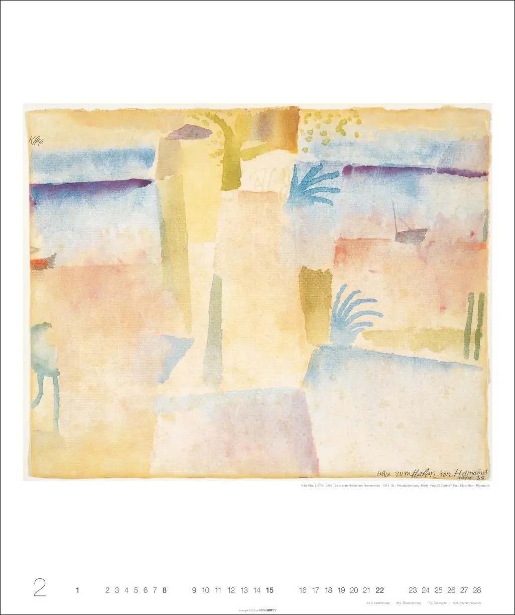 Bild: 9783839902400 | Die Tunisreise Edition Kalender 2026 | Paul/Macke, August Klee | 14 S.