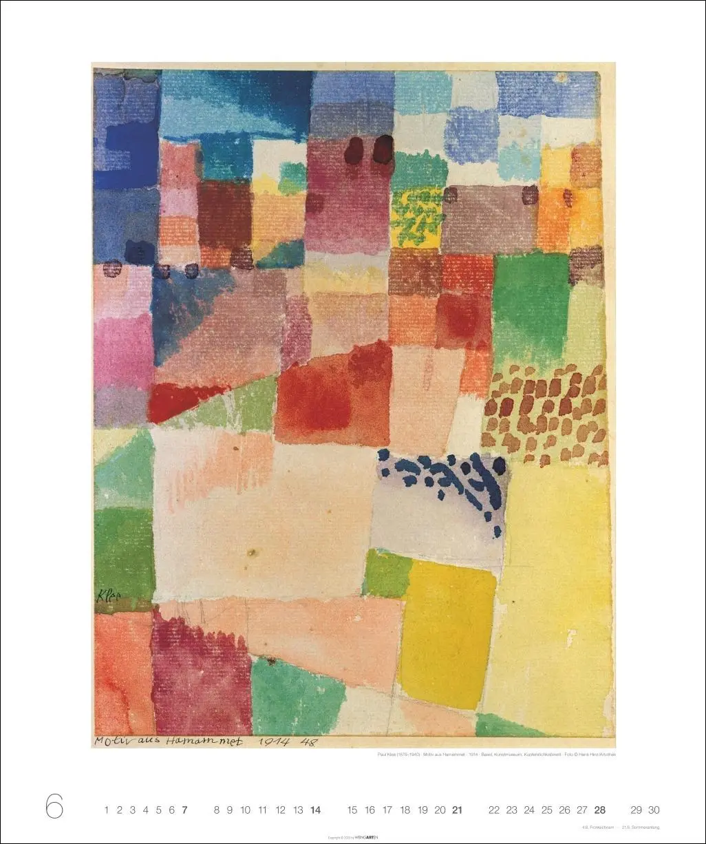 Bild: 9783839902400 | Die Tunisreise Edition Kalender 2026 | Paul/Macke, August Klee | 14 S.