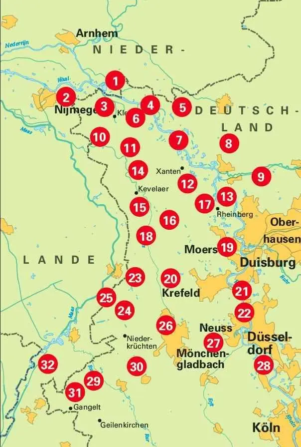Bild: 9783969902400 | BVA RadLandLust Niederrhein, 32 Lieblingstouren mit Knotenpunkten