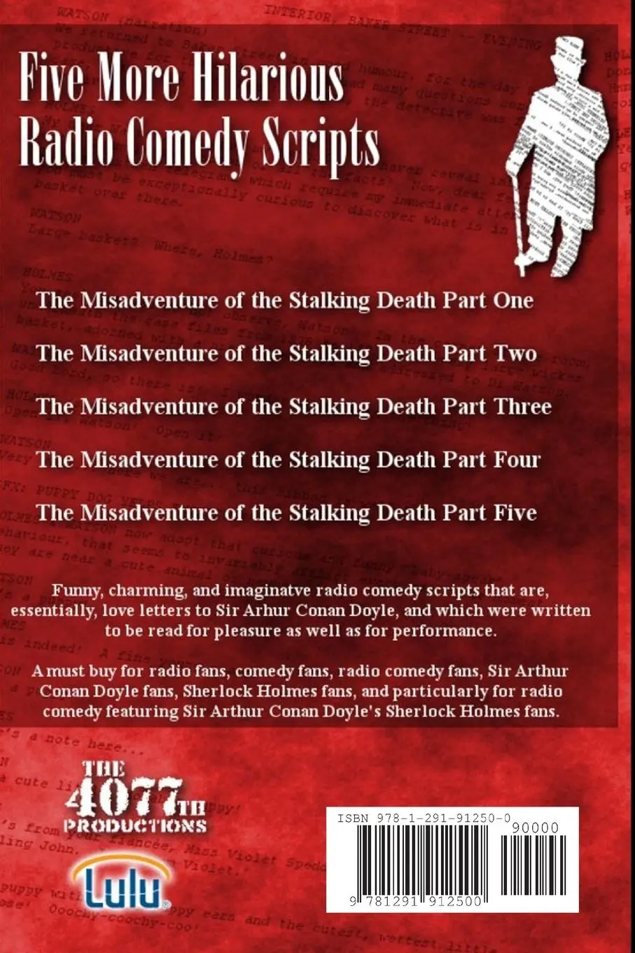Rückseite: 9781291912500 | The Misadventures of Sherlock Holmes Radio Comedy Scripts - Volume Two