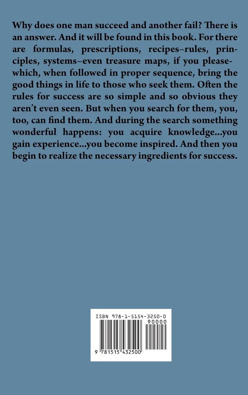 Rückseite: 9781515432500 | The Success System That Never Fails | William Clement Stone | Buch