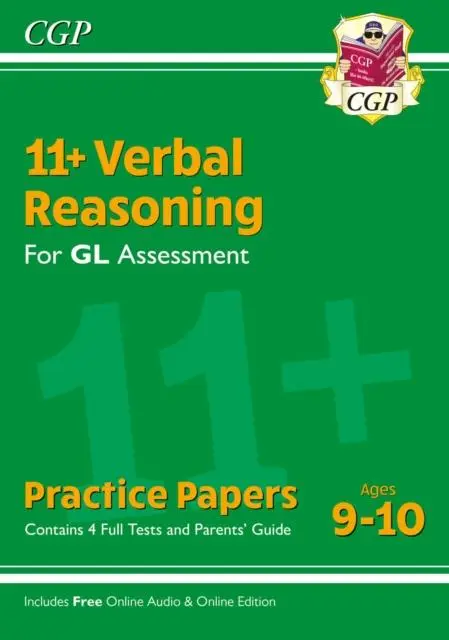 Cover: 9781789082500 | 11+ GL Verbal Reasoning Practice Papers - Ages 9-10 (with Parents'...