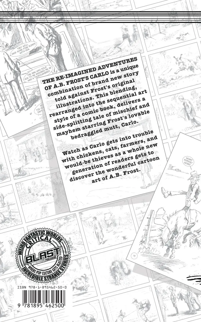 Rückseite: 9781895462500 | The Re-Imagined Adventures of A.B. Frost's Carlo | R. J. Carter | Buch