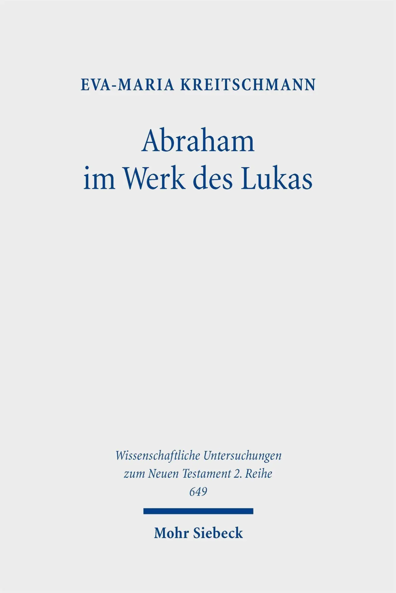 Abraham im Werk des Lukas
