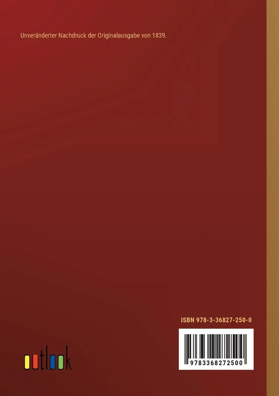 Rückseite: 9783368272500 | Das Narrenschiff | Sebastian Brant | Taschenbuch | Paperback | 328 S.