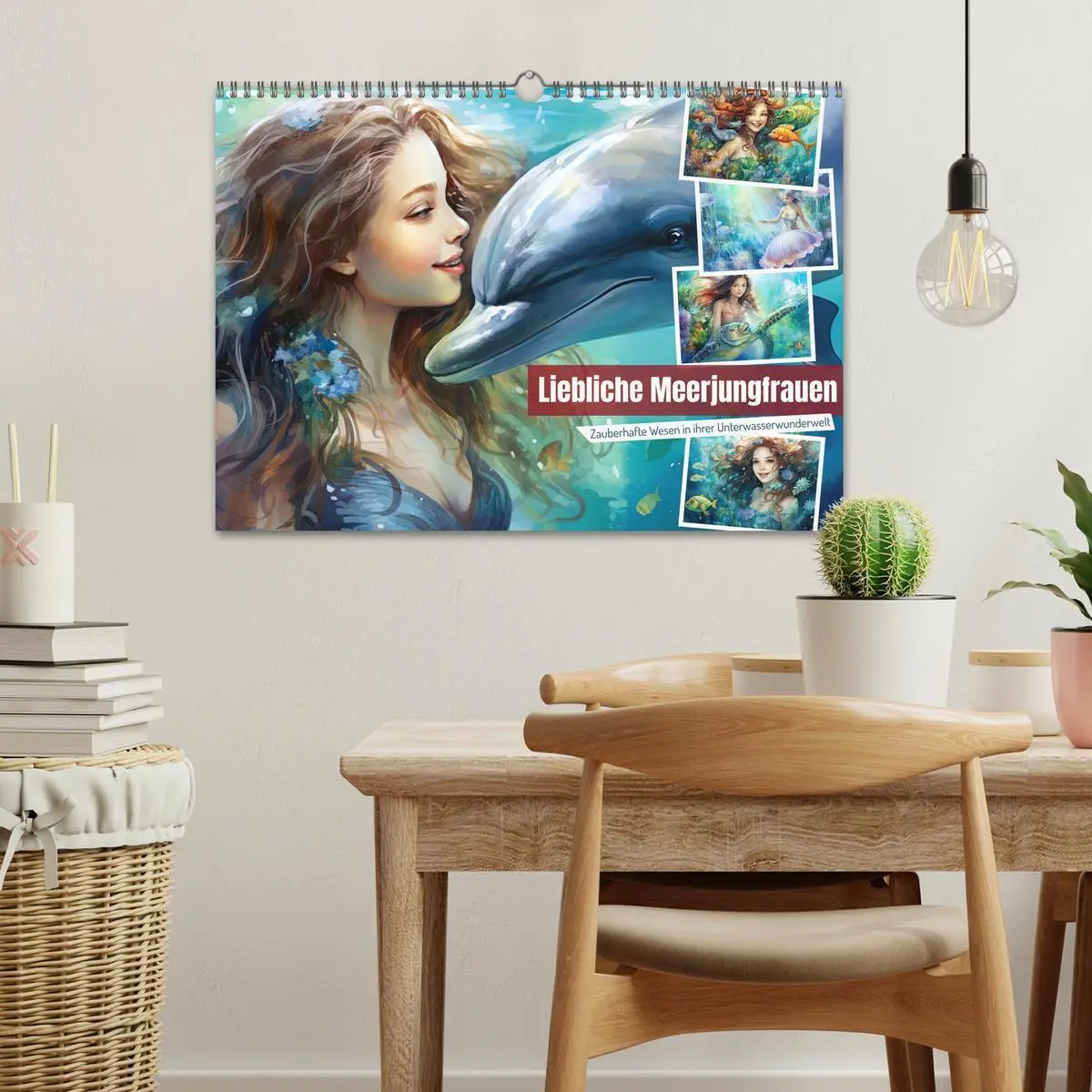 Bild: 9783457512500 | Liebliche Meerjungfrauen (Wandkalender 2026 DIN A3 quer), CALVENDO...