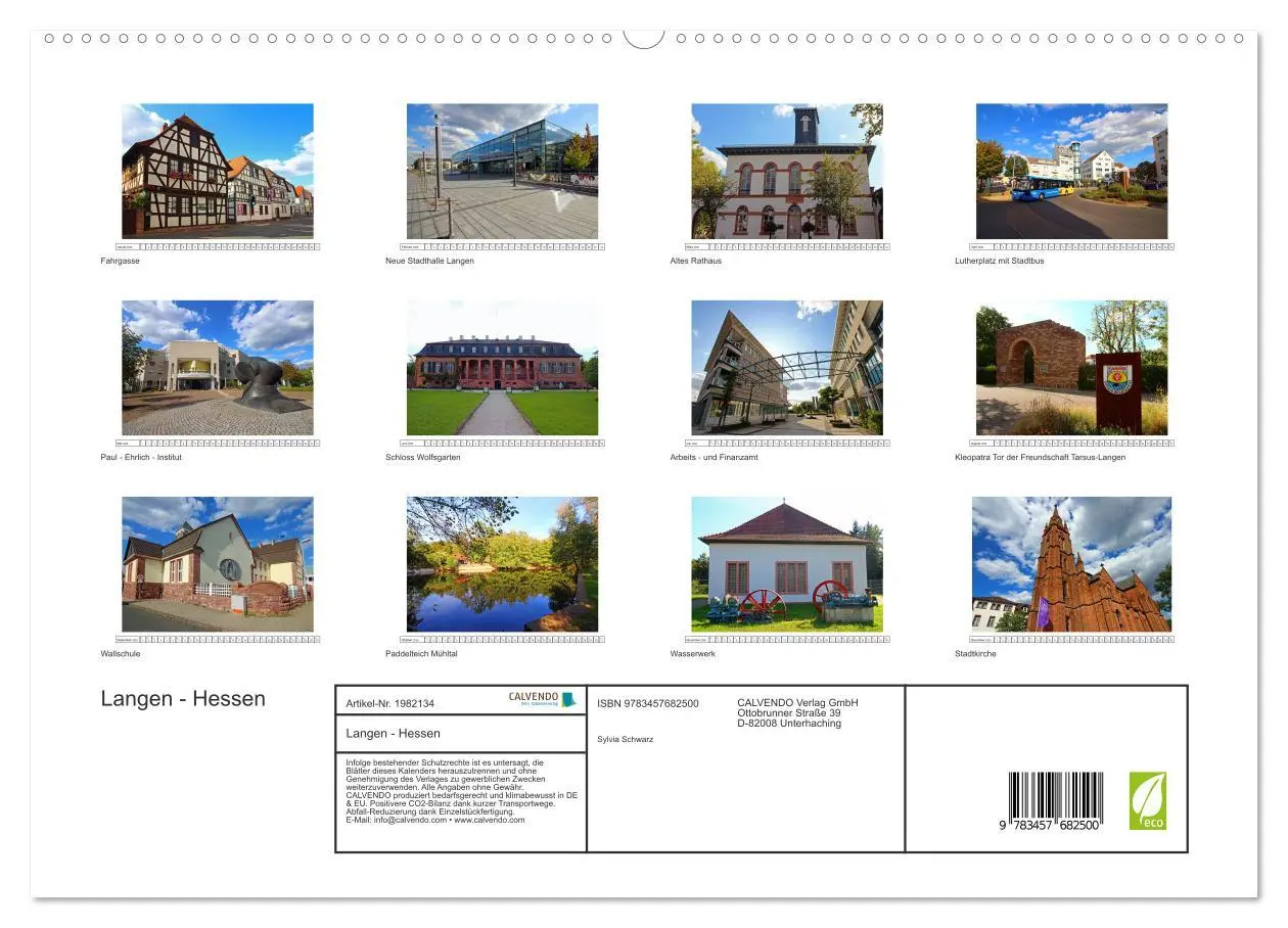 Bild: 9783457682500 | Langen - Hessen (hochwertiger Premium Wandkalender 2026 DIN A2...