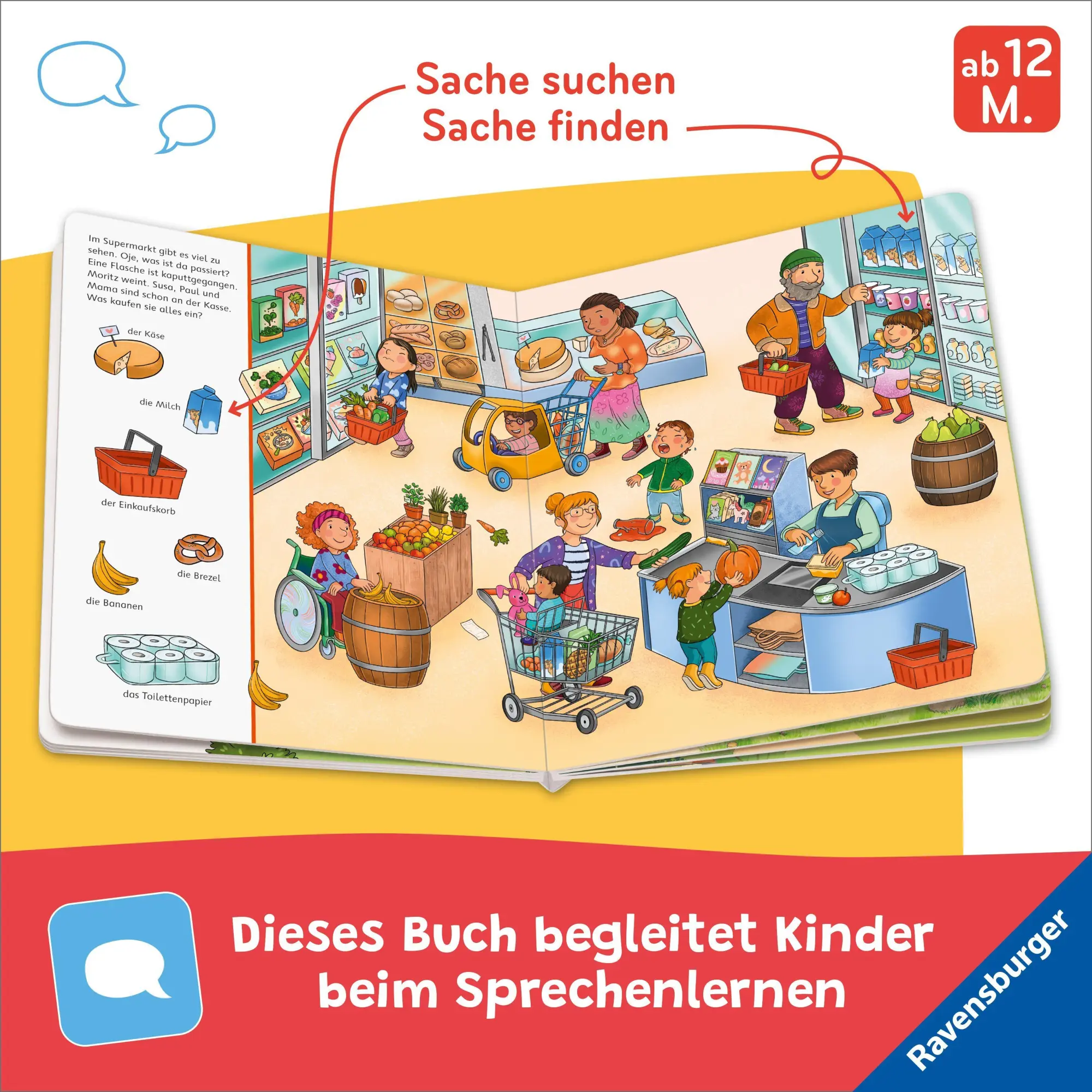 Bild: 9783473422500 | Mein erstes Sachen suchen Wimmelbuch: Meine Welt | Erste Wörter | Höck