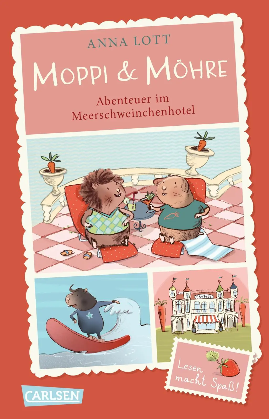 Cover: 9783551322500 | Moppi und Möhre - Abenteuer im Meerschweinchenhotel | Anna Lott | Buch