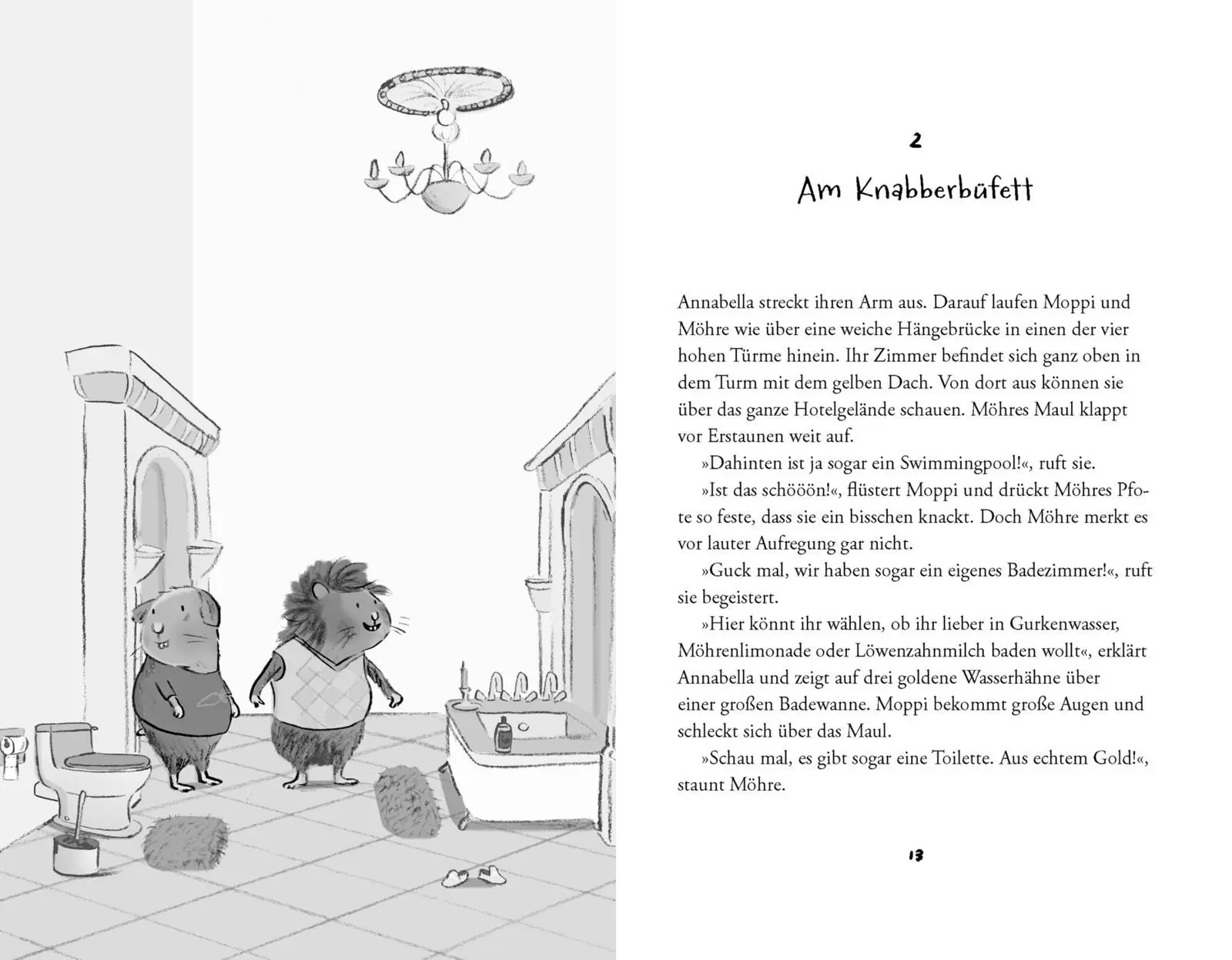 Bild: 9783551322500 | Moppi und Möhre - Abenteuer im Meerschweinchenhotel | Anna Lott | Buch