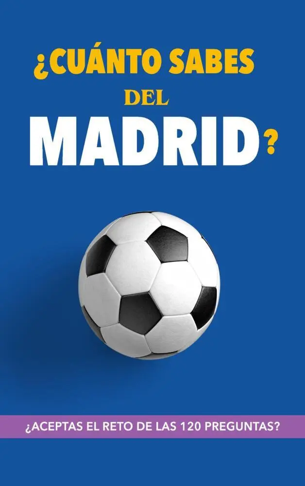 Cover: 9789403692500 | ¿Cuánto sabes del Madrid? | Regala Libros | Taschenbuch | Paperback