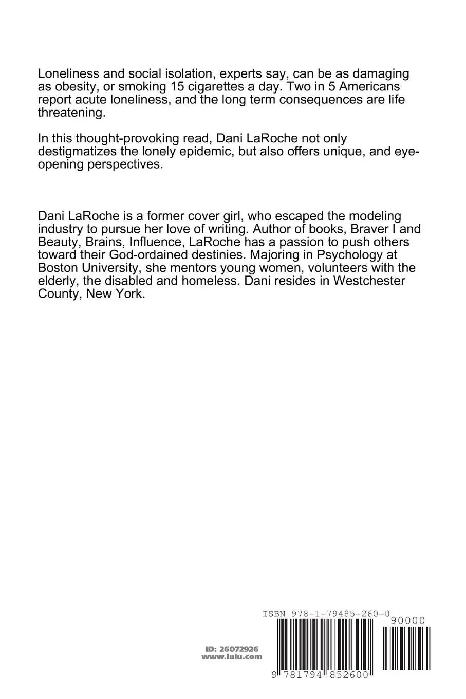 Rückseite: 9781794852600 | A Season Called Lonely | Managing it; Finding its gifts | Dani Laroche