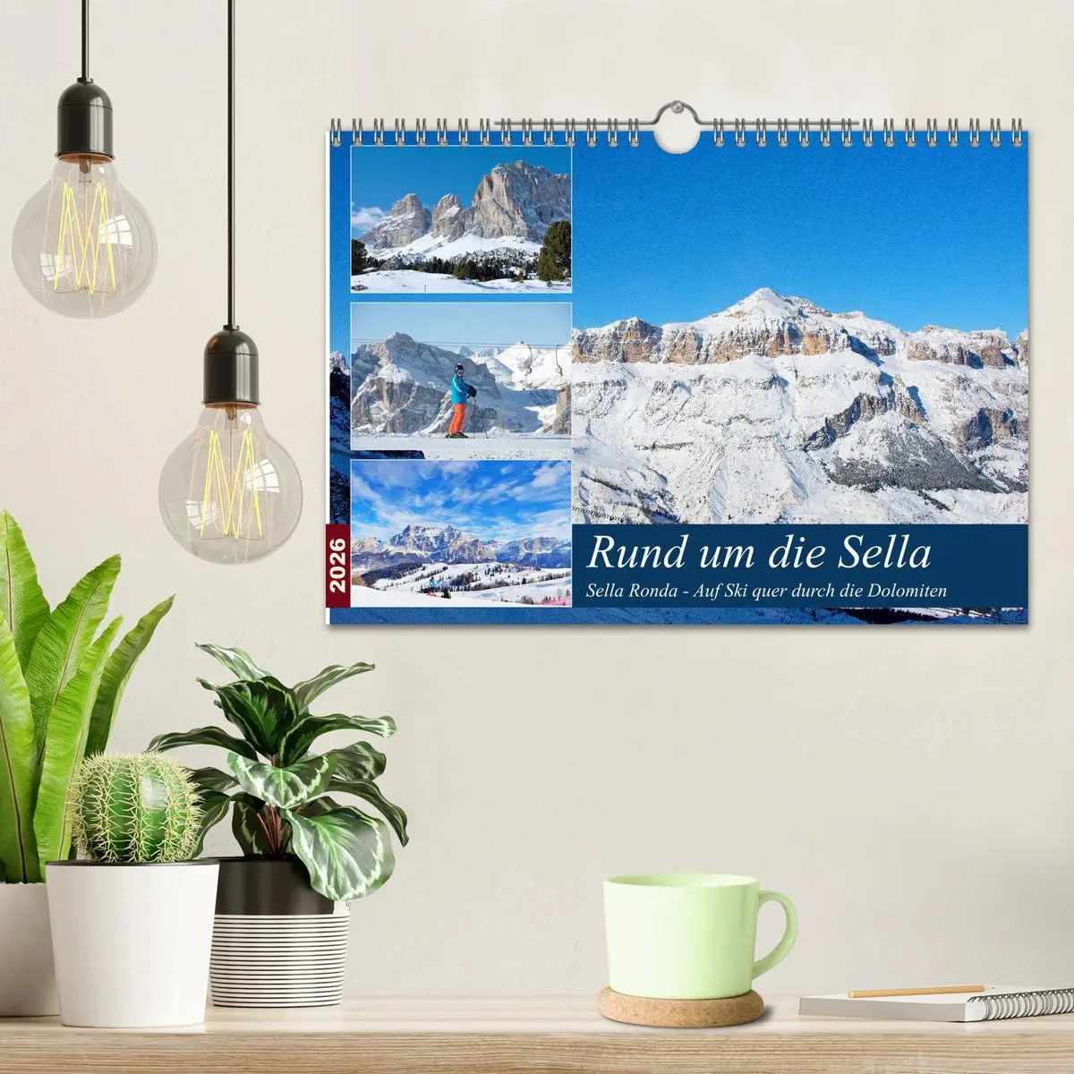 Bild: 9783457812600 | Sella Ronda (Wandkalender 2026 DIN A4 quer), CALVENDO Monatskalender
