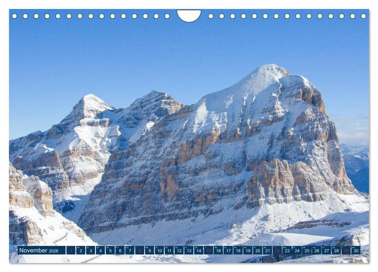 Bild: 9783457812600 | Sella Ronda (Wandkalender 2026 DIN A4 quer), CALVENDO Monatskalender