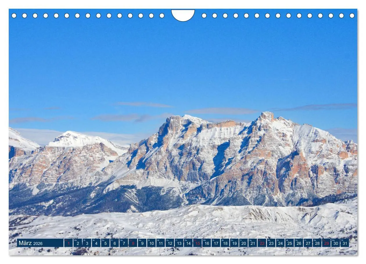 Bild: 9783457812600 | Sella Ronda (Wandkalender 2026 DIN A4 quer), CALVENDO Monatskalender