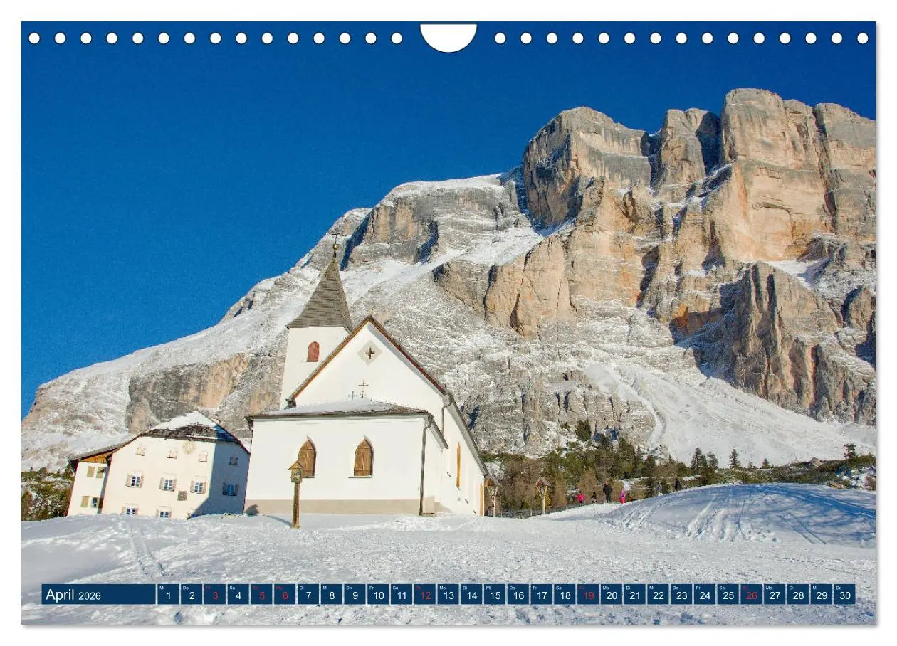 Bild: 9783457812600 | Sella Ronda (Wandkalender 2026 DIN A4 quer), CALVENDO Monatskalender