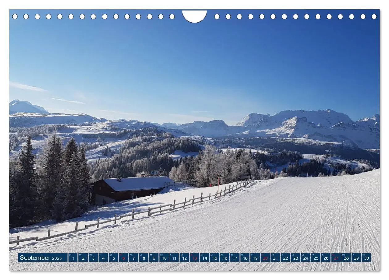 Bild: 9783457812600 | Sella Ronda (Wandkalender 2026 DIN A4 quer), CALVENDO Monatskalender