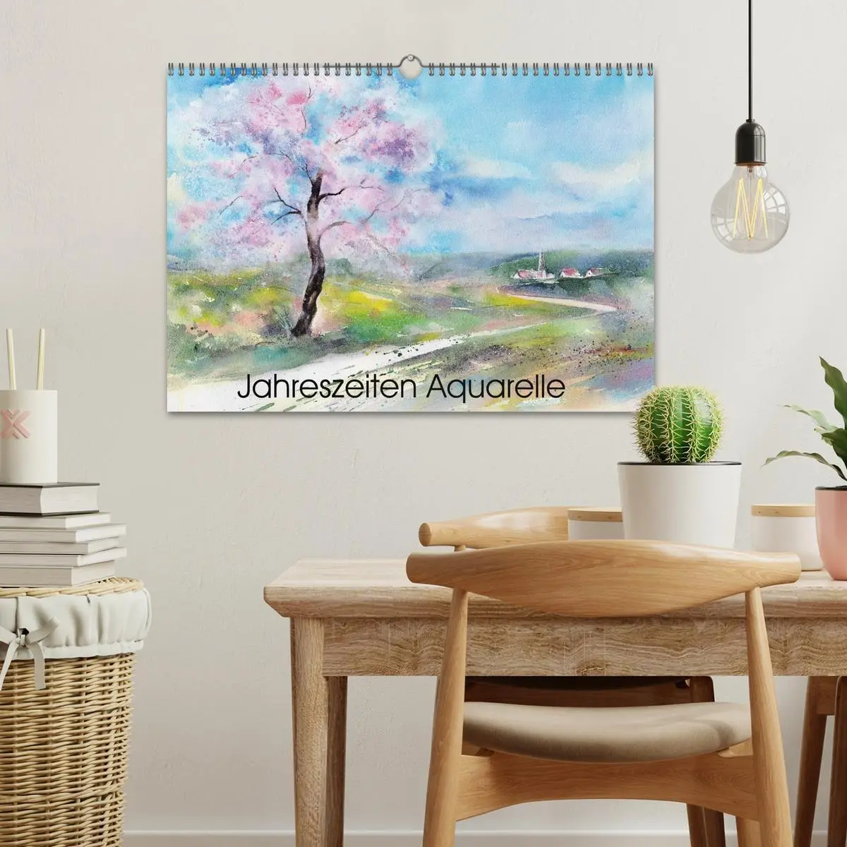 Bild: 9783516072600 | Jahreszeiten Aquarelle (Wandkalender 2026 DIN A3 quer), CALVENDO...