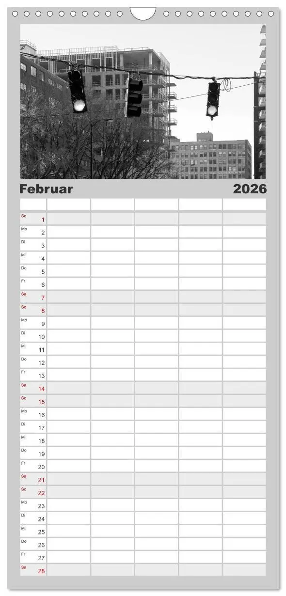 Bild: 9783516522600 | Familienplaner 2026 - Chicago 2026 mit 5 Spalten (Wandkalender, 21...