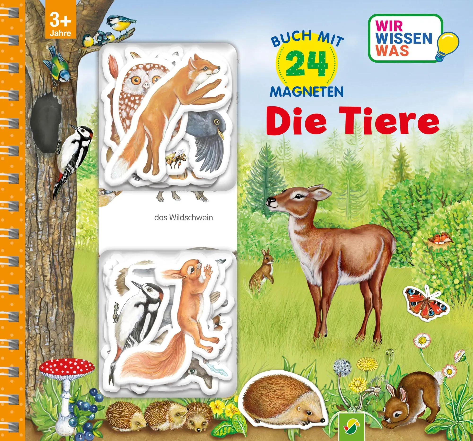 Cover: 9783849952600 | Magnetbuch Die Tiere - mit 24 Magneten | Laura Teller | Buch | 10 S.