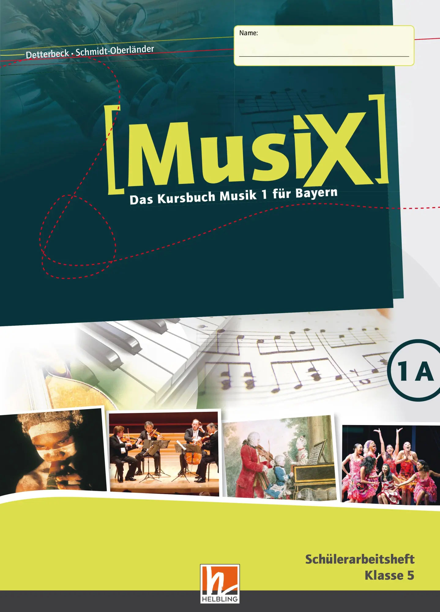 Cover: 9783862272600 | MusiX 1. Schülerarbeitsheft 1A. Ausgabe BG (Bayern Gym Lehrplan Plus)