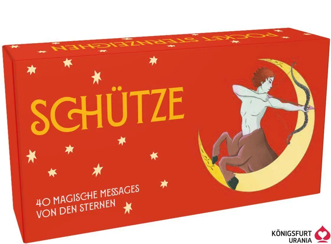 Cover: 4250375102700 | Sternzeichen Schütze 40 Karten in Magnetschachtel - - 40 Karten in...