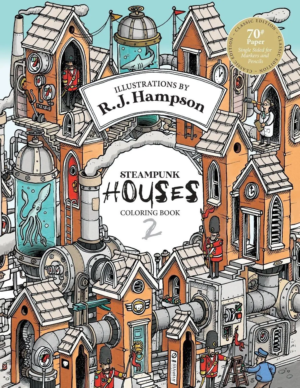 Cover: 9781922472700 | Steampunk Houses 2 Coloring Book | R. J. Hampson | Taschenbuch | 2026