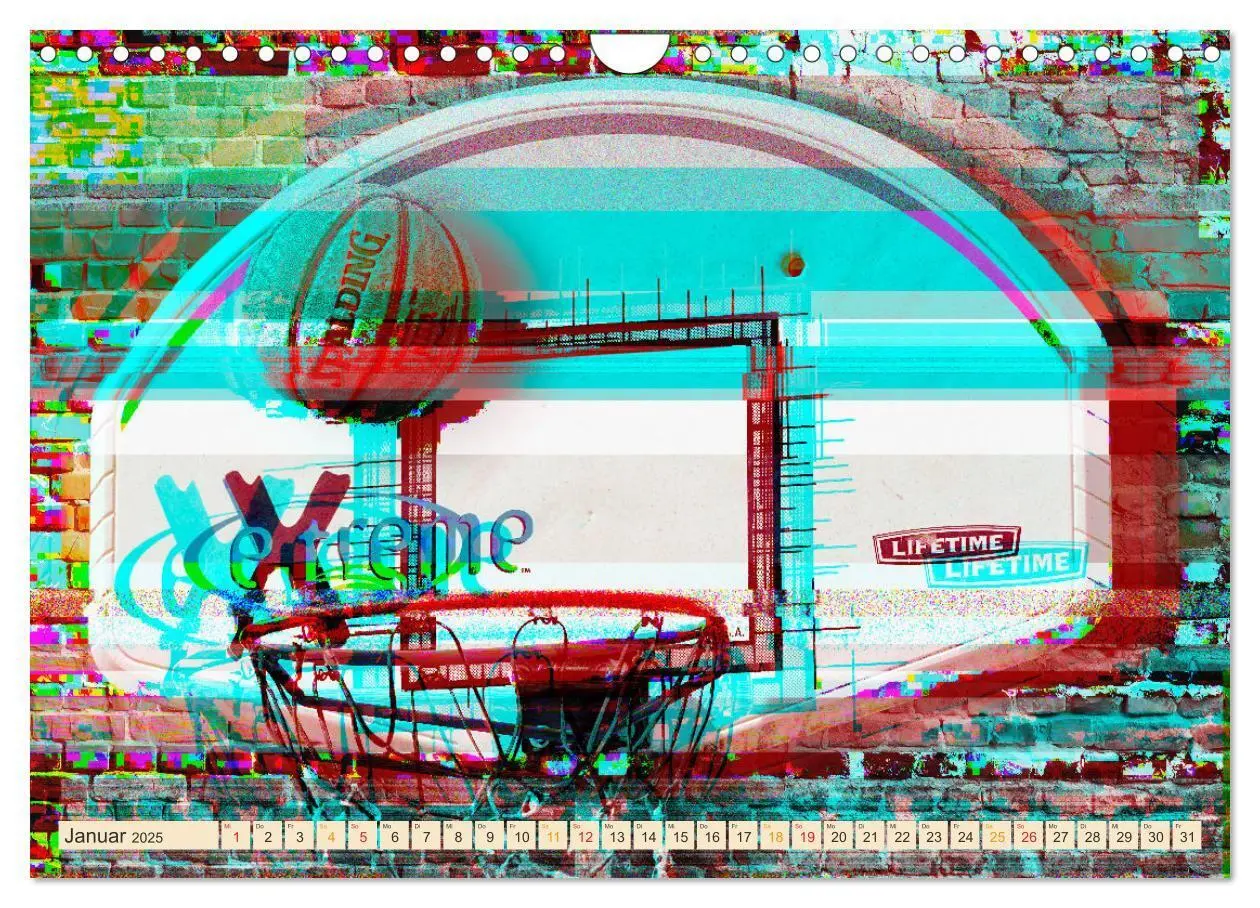 Bild: 9783383932700 | Basketball Liebe (Wandkalender 2025 DIN A4 quer), CALVENDO...