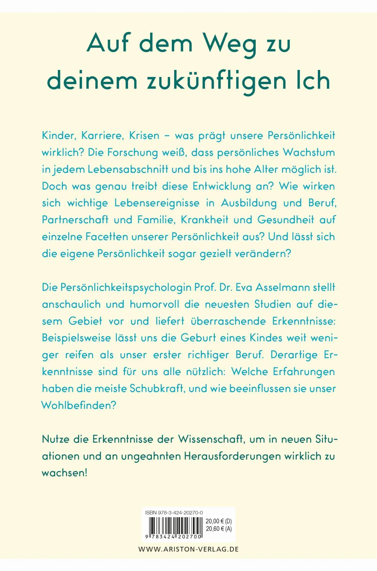 Bild: 9783424202700 | Woran wir wachsen | Eva Asselmann (u. a.) | Taschenbuch | 220 S.