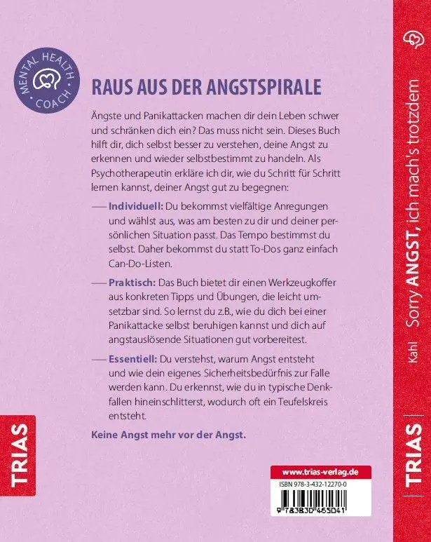 Rückseite: 9783432122700 | Mental Health Coach: Sorry Angst, ich mach´s trotzdem | Laura Kahl