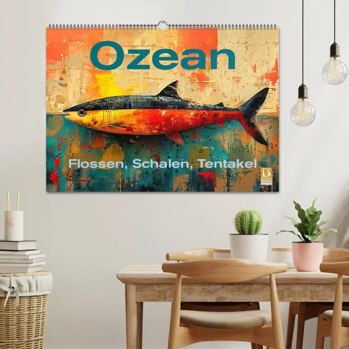 Bild: 9783457282700 | Ozean - Flossen, Schalen, Tentakel (Wandkalender 2026 DIN A2 quer),...