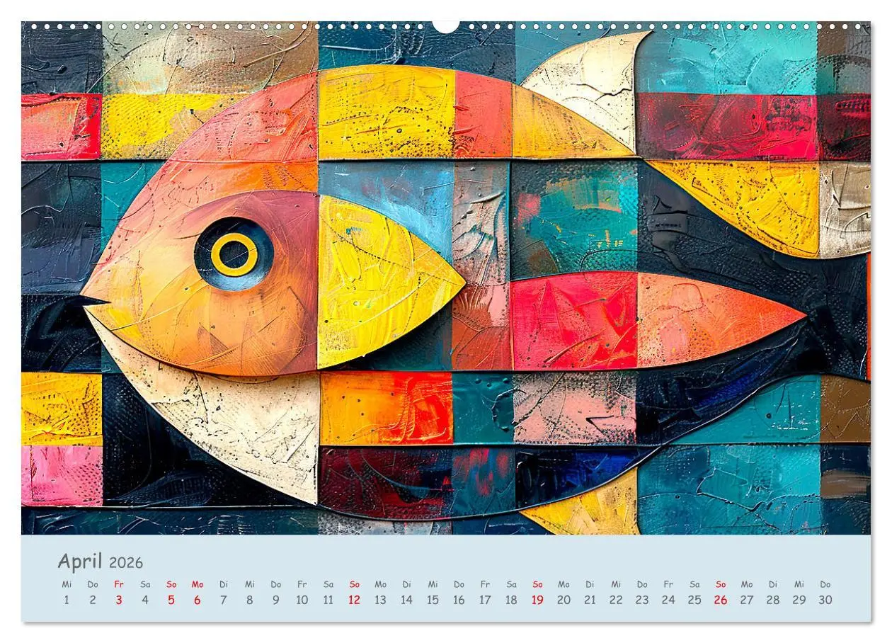 Bild: 9783457282700 | Ozean - Flossen, Schalen, Tentakel (Wandkalender 2026 DIN A2 quer),...