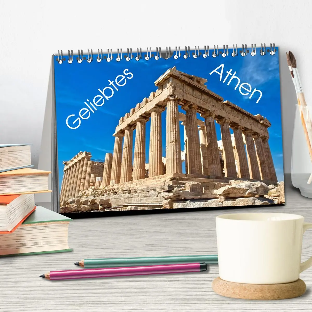 Bild: 9783457802700 | Geliebtes Athen (Tischkalender 2026 DIN A5 quer), CALVENDO...