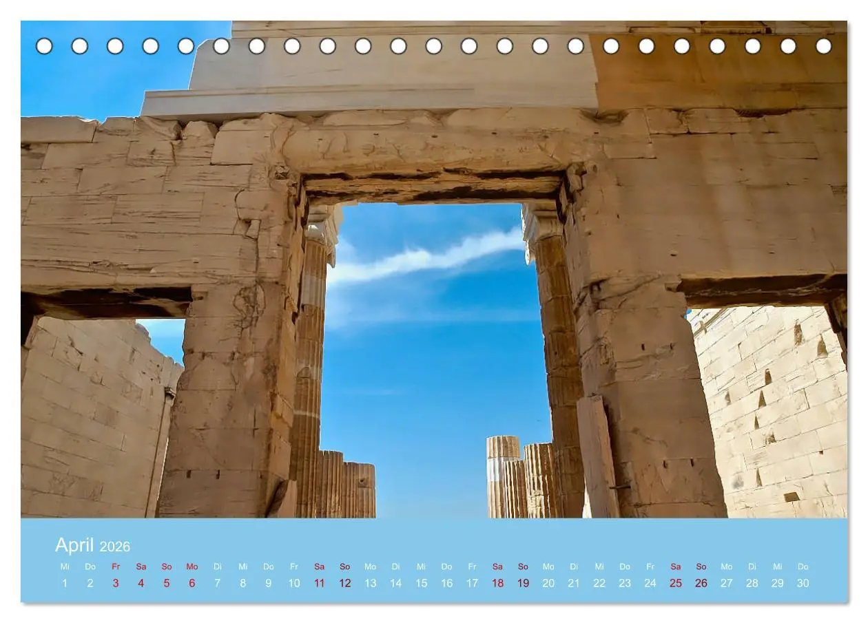 Bild: 9783457802700 | Geliebtes Athen (Tischkalender 2026 DIN A5 quer), CALVENDO...