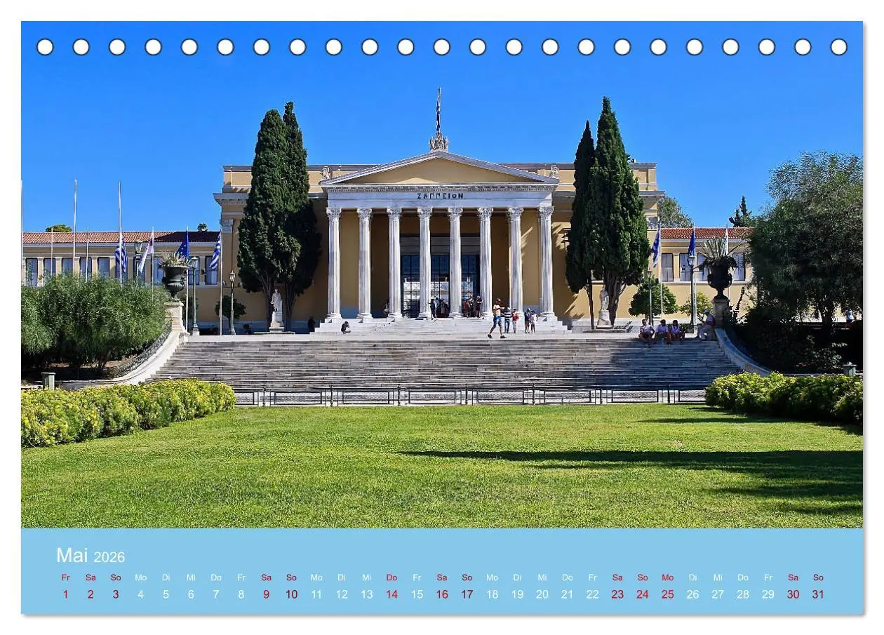 Bild: 9783457802700 | Geliebtes Athen (Tischkalender 2026 DIN A5 quer), CALVENDO...