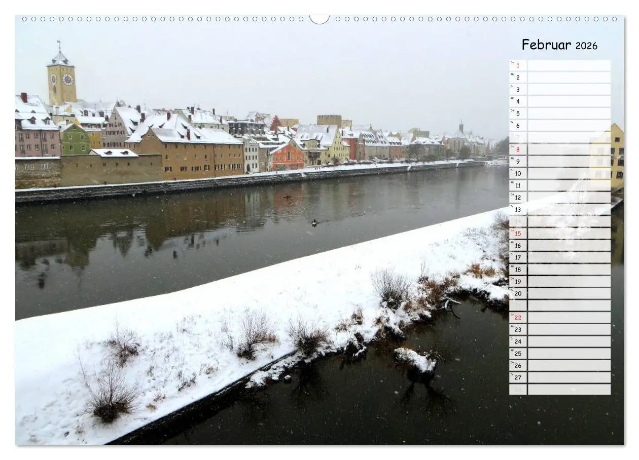 Bild: 9783457972700 | Regensburg erleben (Wandkalender 2026 DIN A2 quer), CALVENDO...