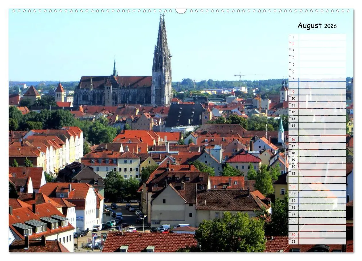 Bild: 9783457972700 | Regensburg erleben (Wandkalender 2026 DIN A2 quer), CALVENDO...