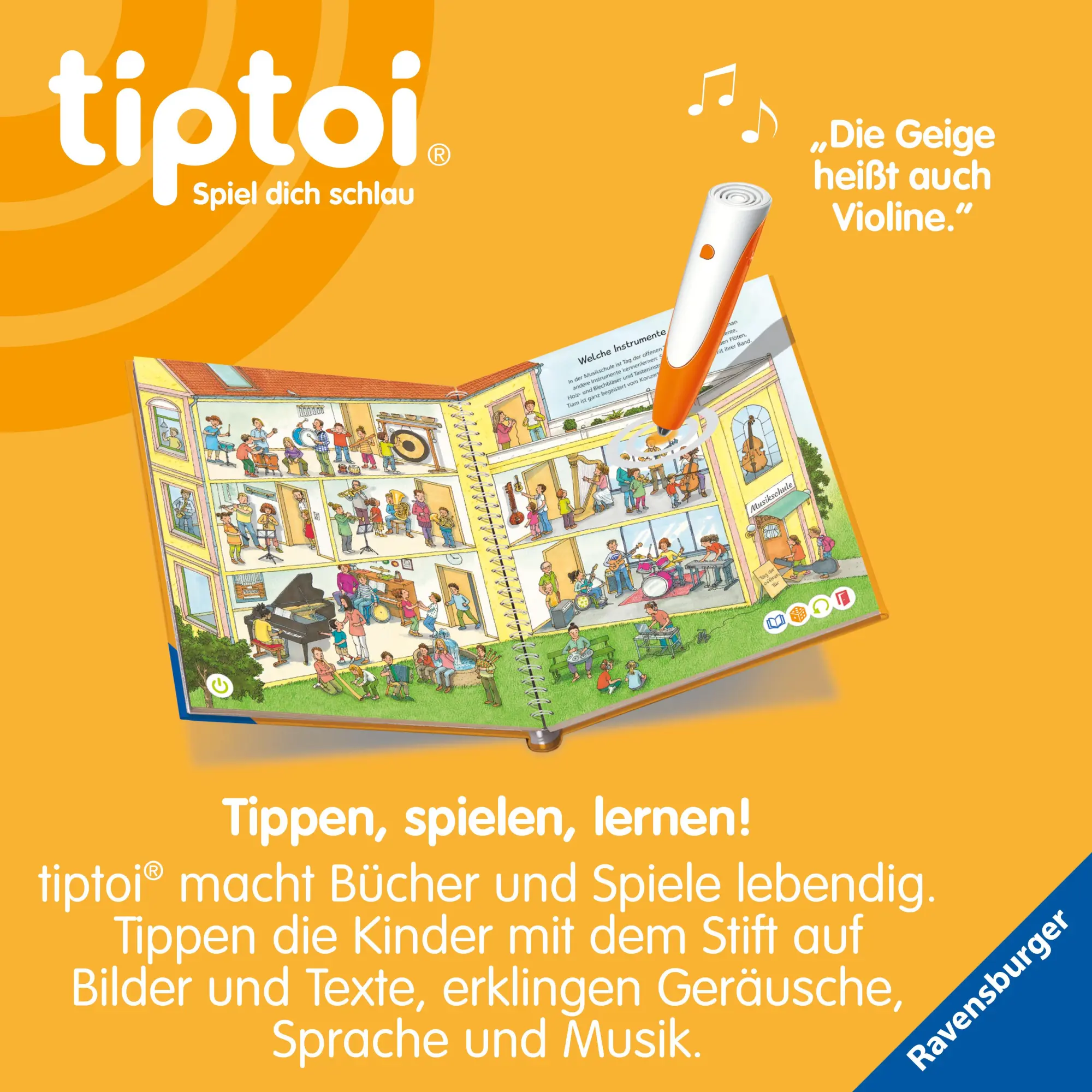 Bild: 9783473492800 | tiptoi® Wieso? Weshalb? Warum? - Wir entdecken die Musik | Inka Friese