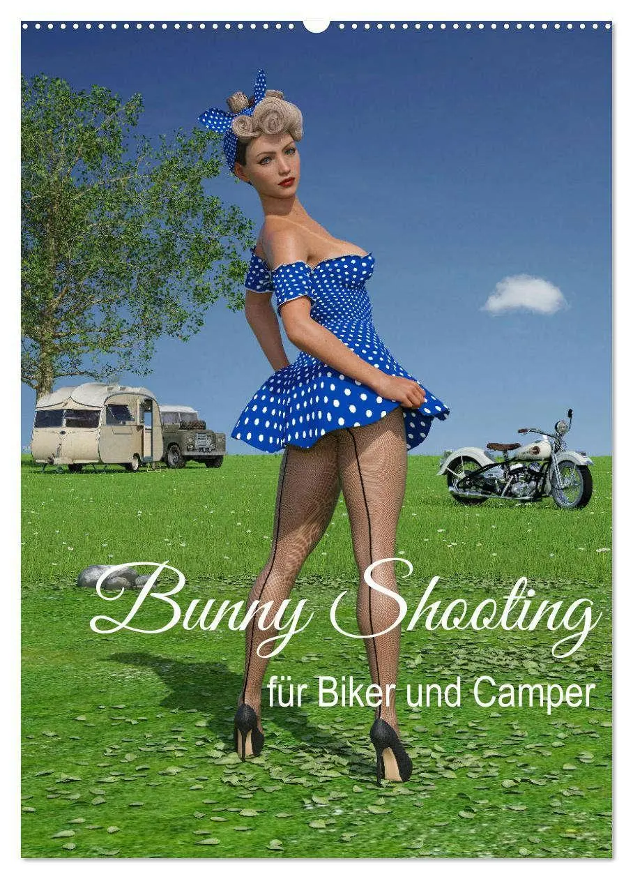 Cover: 9783516362800 | Bunny Shooting (Wandkalender 2026 DIN A2 hoch), CALVENDO...
