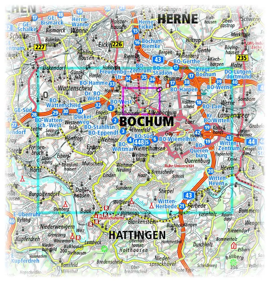 Bild: 9783961322800 | Publicpress Stadtplan Bochum 1:18.000 | (Land-)Karte | Deutsch | 2018