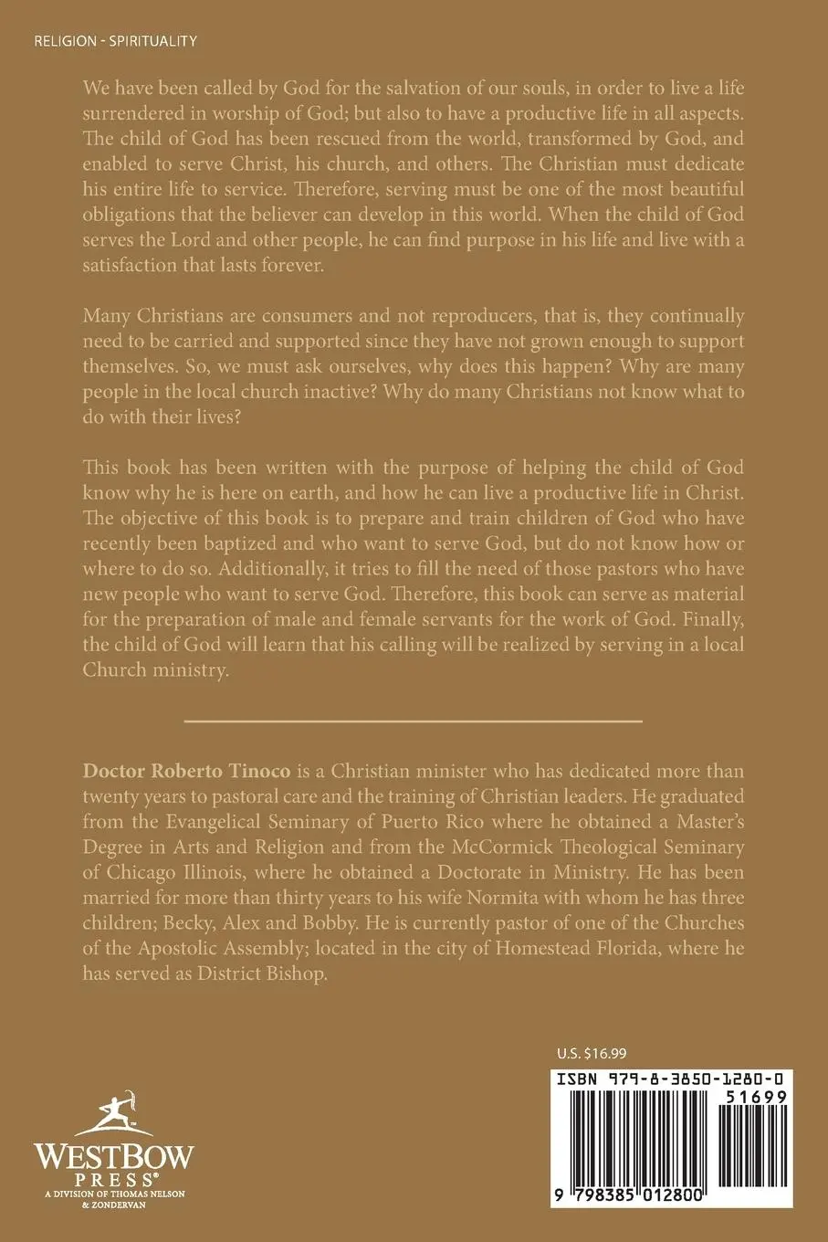 Rückseite: 9798385012800 | Called to Serve | Roberto Tinoco | Taschenbuch | Englisch | 2023