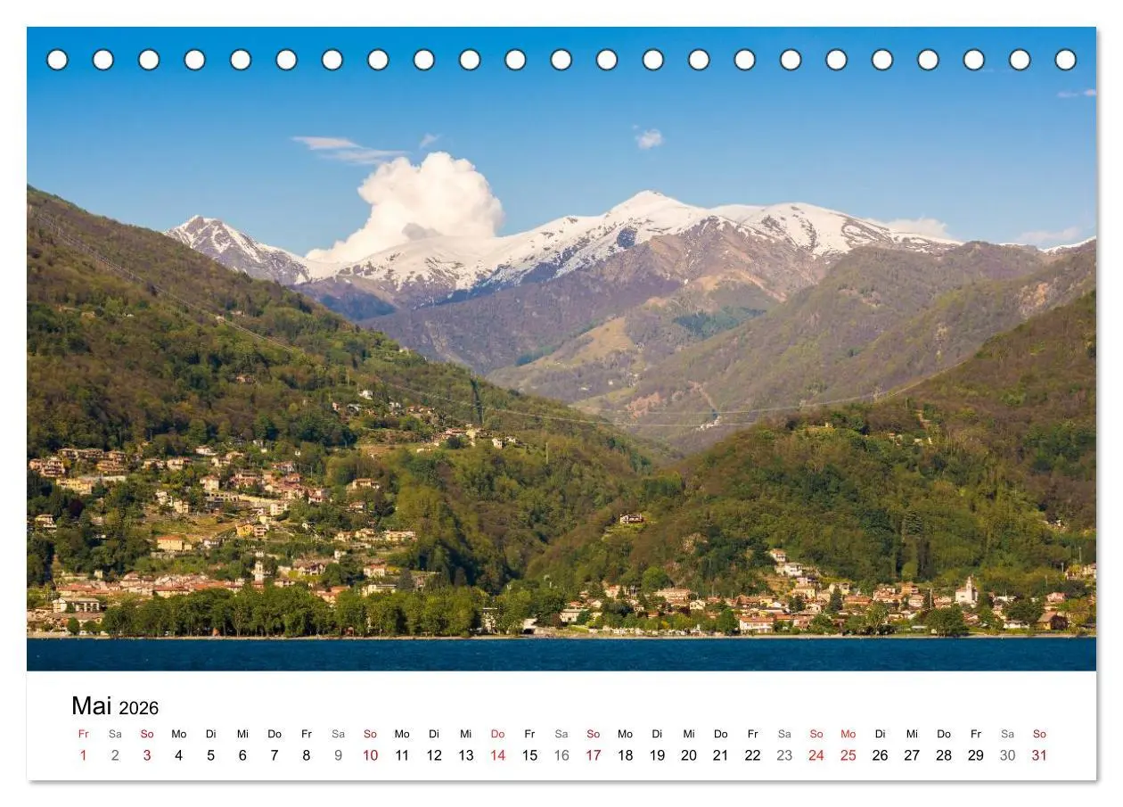Bild: 9783457952900 | Lago Maggiore - Unterwegs am Westufer (Tischkalender 2026 DIN A5...