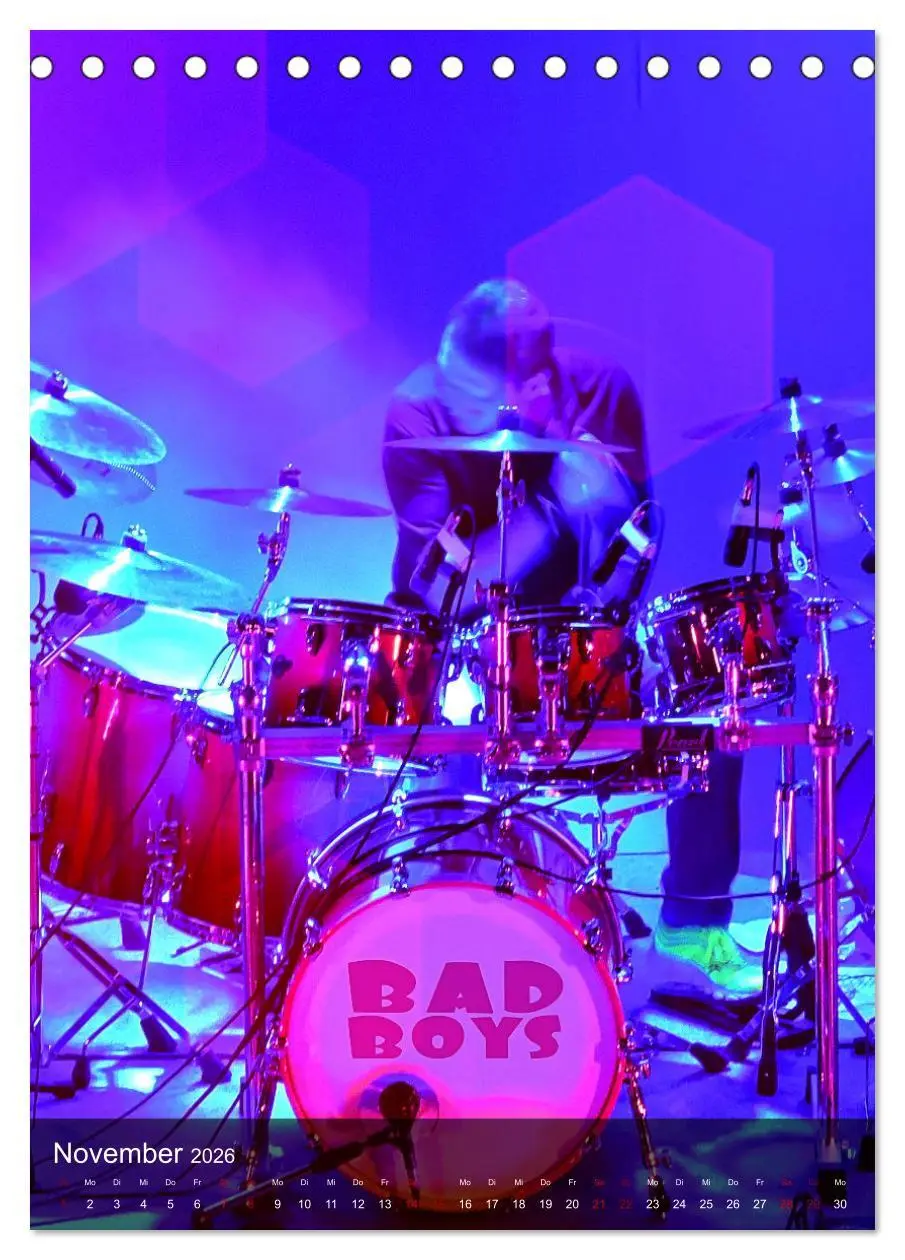 Bild: 9783516352900 | Schlagzeug in Concert (Tischkalender 2026 DIN A5 hoch), CALVENDO...