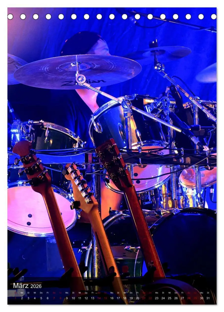 Bild: 9783516352900 | Schlagzeug in Concert (Tischkalender 2026 DIN A5 hoch), CALVENDO...