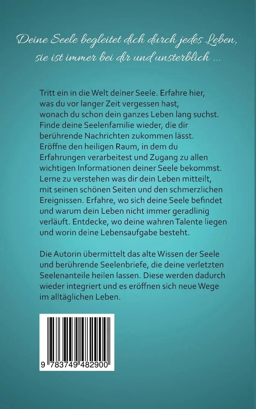 Rückseite: 9783749482900 | Die Sieben Sternschreiber | Seelenbriefe | Rosemarie Johanna Sichmann