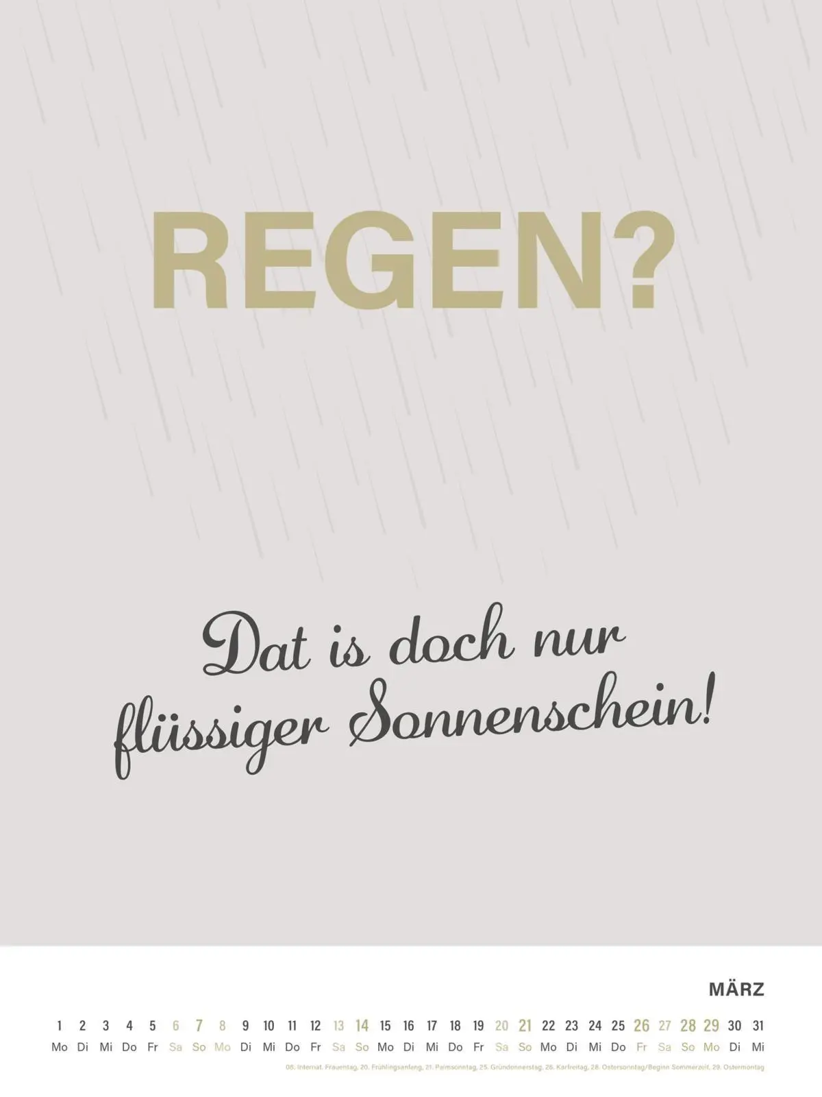 Bild: 9783830322900 | MOIN!: Wandkalender 2027 - Watt mutt, dat mutt | Lappan Verlag | MOIN!