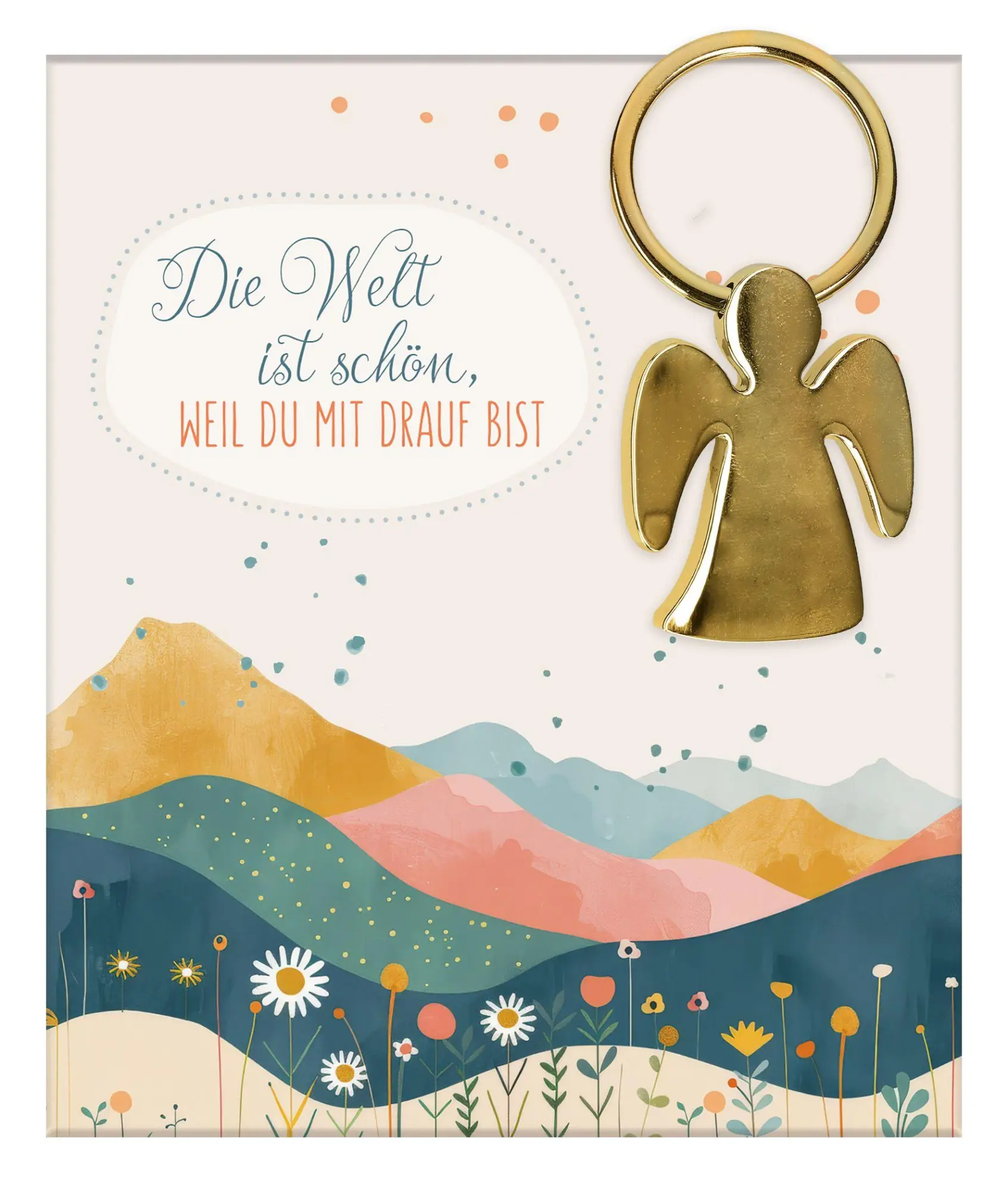 Cover: 4036526783000 | Engel-Schlüsselanhänger aus goldfarbenem Metall | 2-519070 | Deutsch