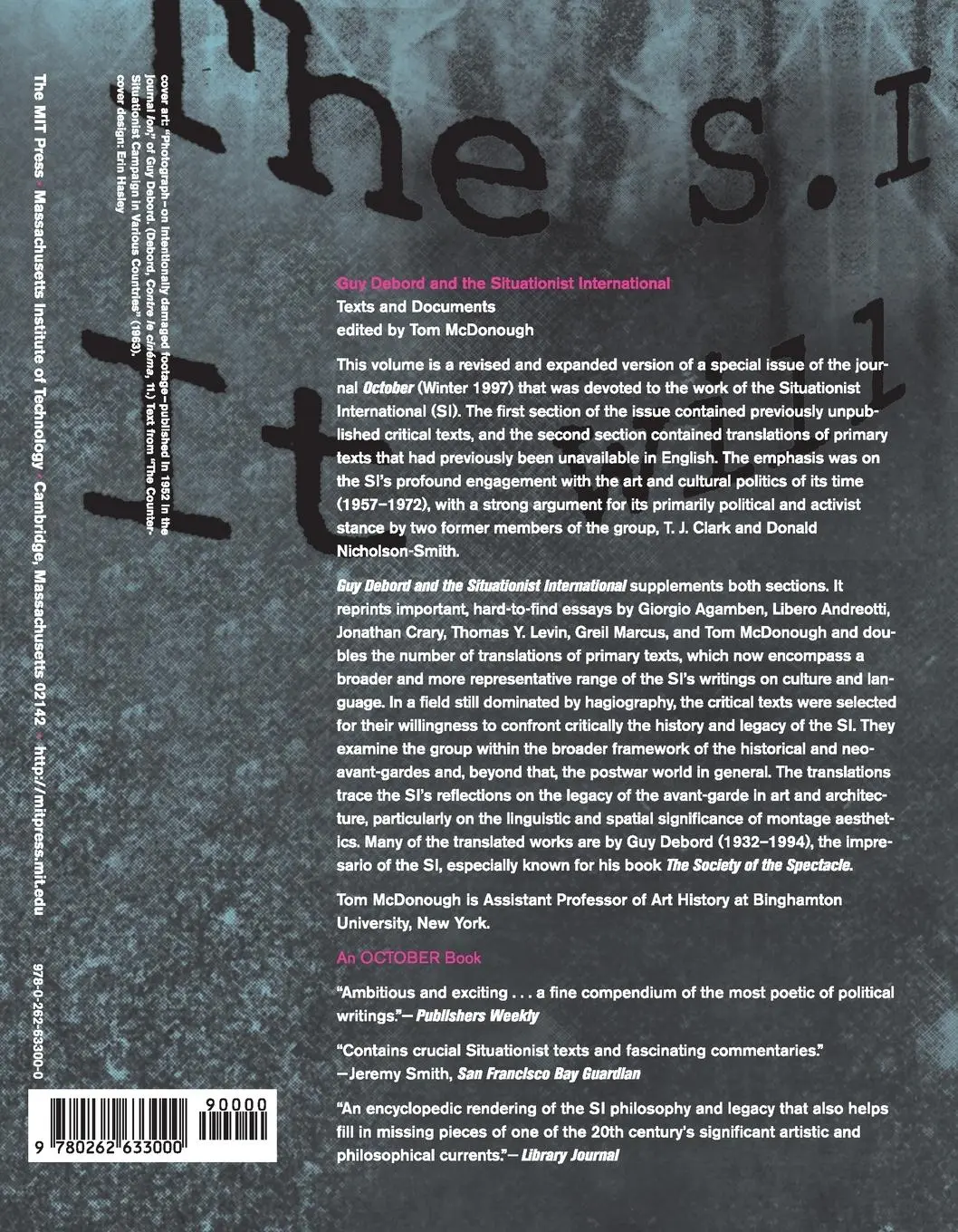 Rückseite: 9780262633000 | Guy Debord and the Situationist International | Texts and Documents