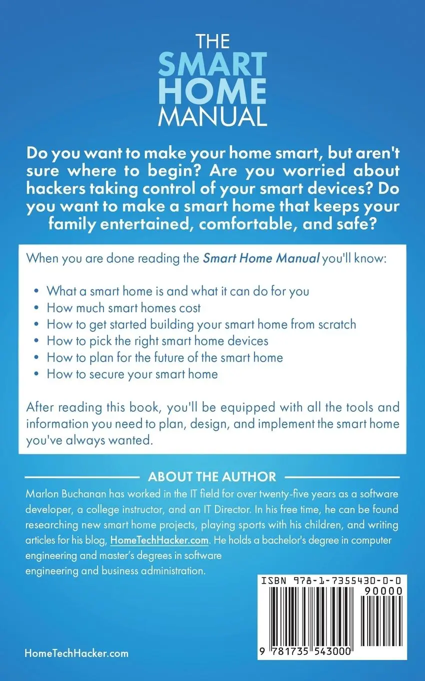 Rückseite: 9781735543000 | The Smart Home Manual | Marlon Buchanan | Taschenbuch | Englisch